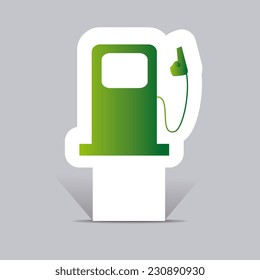 Ecology design over gray background,vector illustration