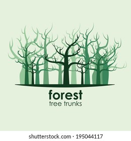 Ecology design over green background, vector illustration