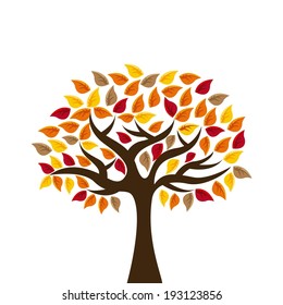 Ecology design over white background, vector illustration