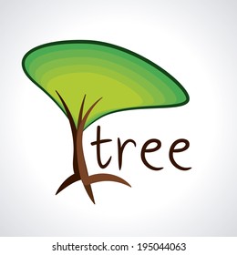 Ecology design over white background, vector illustration