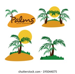 Ecology design over white background, vector illustration