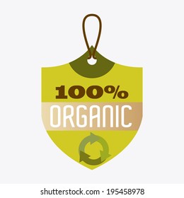 Ecology design over white background, vector illustration