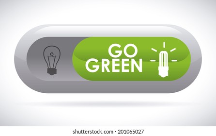 Ecology design over white background, vector illustration