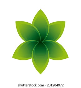 Ecology design over white background, vector illustration