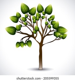 Ecology design over white background, vector illustration