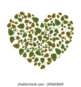 Ecology design over white background, vector illustration
