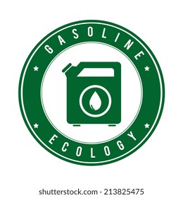 Ecology design over white background, vector illustration
