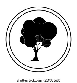 Ecology design over white background, vector illustration