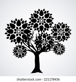 Ecology design over white background, vector illustration