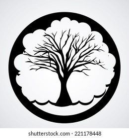 Ecology design over white background, vector illustration