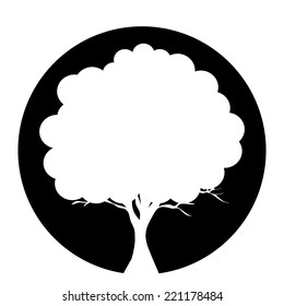 Ecology design over white background, vector illustration