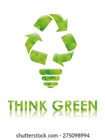 Ecology design over white background, vector illustration.