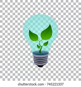 Ecology design over white background, vector illustration.