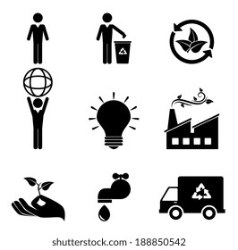 Ecology design over white background,vector illustration