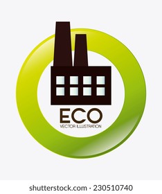 Ecology design over white background,vector illustration