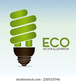 Ecology design over white background,vector illustration