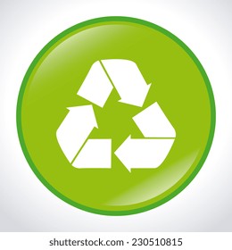 Ecology design over white background,vector illustration