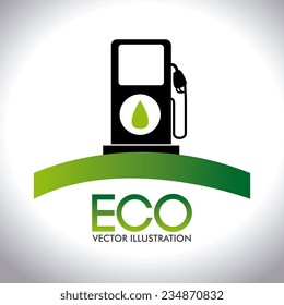 Ecology design over white background,vector illustration.