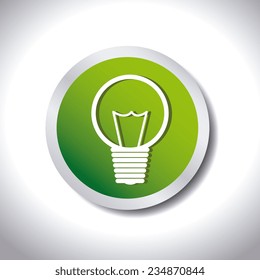 Ecology design over white background,vector illustration.