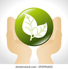 Ecology  design, vector illustration eps 10.