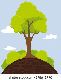 Ecology digital design, vector illustration eps 10.
