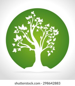 Ecology digital design, vector illustration eps 10.