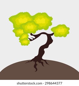 Ecology digital design, vector illustration eps 10.