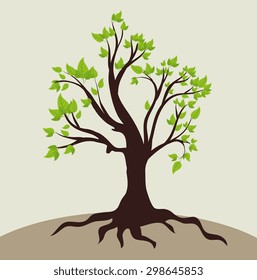 Ecology digital design, vector illustration eps 10.