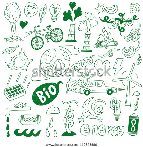 ecology - doodles\
collection , nature\
energy