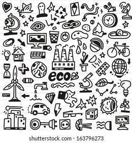 ecology - doodles set