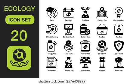Ecology Dual Tone Icon Set