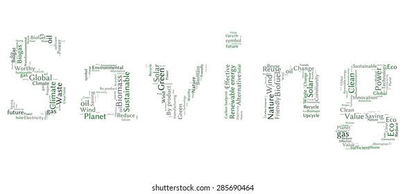 Ecology Earth concept word collage