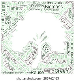 Ecology Earth concept word collage