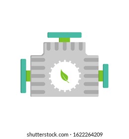 Ecology, energy, engine, green, technology, motor icon. Can also be used for ecology. Suitable for use on web apps, mobile apps and print media.