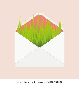 ecology envelope icon