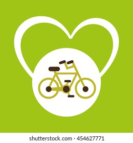 ecology enviromental eco nature isolated, vector illustration