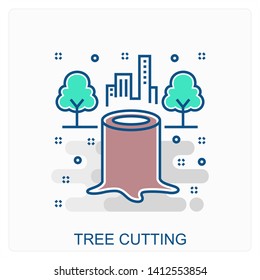 Ecology and Environment Icon Concept
