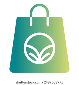 Icono de ecología y medio ambiente con diseño relleno, icono de glifo. Ilustración vectorial relacionada con la ecología con diseño simple aislado sobre fondo blanco