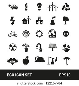 Ecology and Environment Icon Set