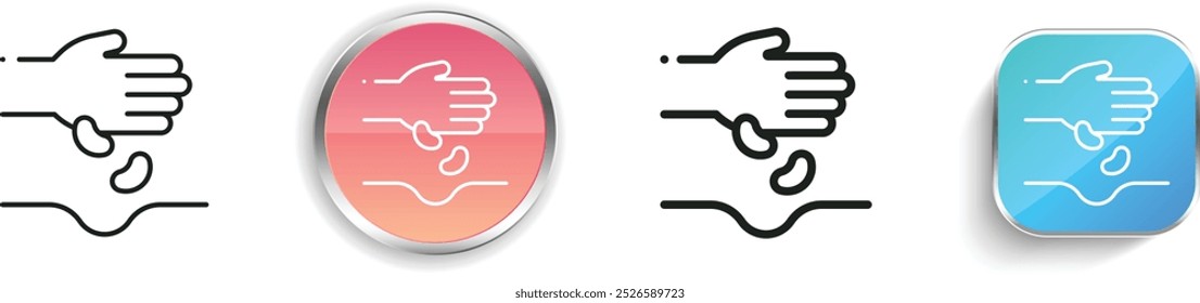 ecology and environment icon. Thin Linear, Regular and Button Style Design Isolated On White Background