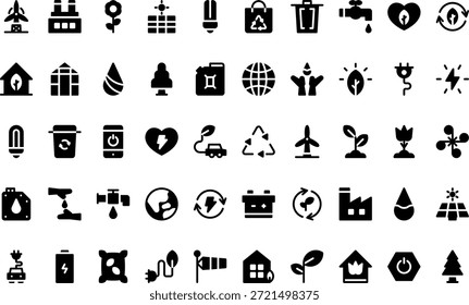 Ecology And Environment Icons Simple vector icon. Illustration symbol design template for web mobile UI element.