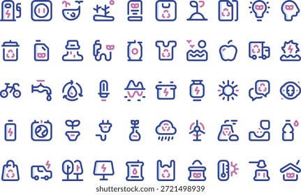 Ecology And Environment Icons Simple vector icon. Illustration symbol design template for web mobile UI element.