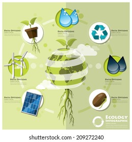 Ecology And Environment Infographic Element Design Template