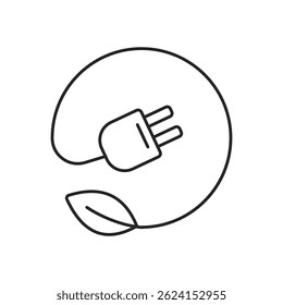 Ecology and environment line icon. Environment, sustainability, nature, recycle, renewable energy, eco-friendly, forest, wind power, green symbol and more.