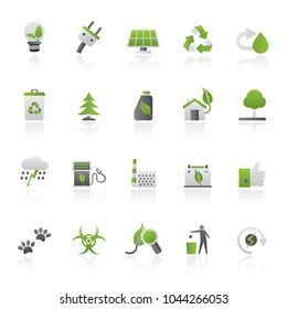 Ecology, Environment and nature icons 2 - vector icon set
