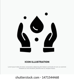 Ecology, Environment, Nature solid Glyph Icon vector