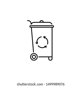 Ecology environment recycling icon. Element of ecology environment icon