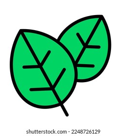 Ecology and Environment related color line icon. Nature and Renewable Energy colorful linear icons. Eco friendly and Eco line icons flat color outline vector sign.