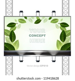 ecology and environmental concept. vector design