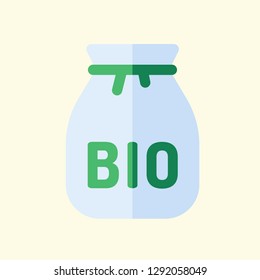 Ecology Flat Icon Vector Graphic Download Template Modern